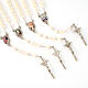 Pearled rosary with images (14 diam) s1