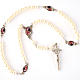 Pearled rosary with images (14 diam) s5