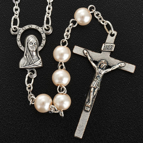 Glass pearl rosary 2