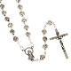 Saint Therese rose beads rosary s1