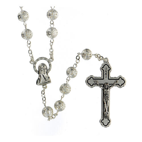 Filigree rosary 8 mm 1