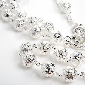 Rosari metallo: Rosario filigrana metallo 8mm