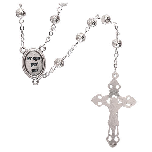 Metal filigree rosary 6 mm 2