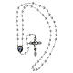 Metal filigree rosary 6 mm s5