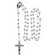 Metal filigree rosary 6 mm s4