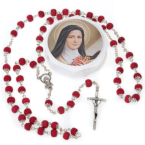 Saint Therese rose-scented rosary 1