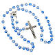Rosary with rose-shaped beads s2