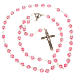 Rosary with rose-shaped beads s3