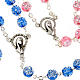 Rosary with rose-shaped beads s4