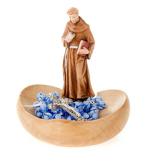 Święty Franciszek z Asyżu szkatułka na różaniec 3
