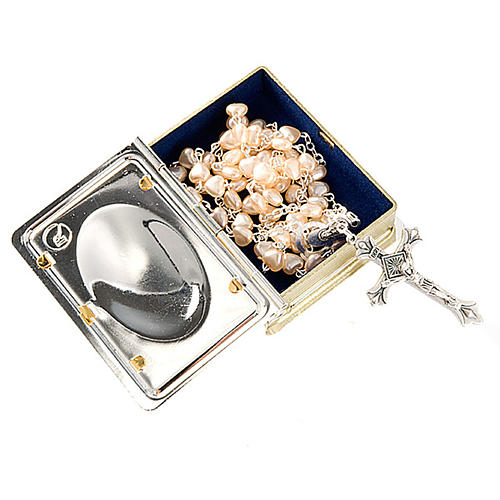 Book rosary case-4mm beads 7