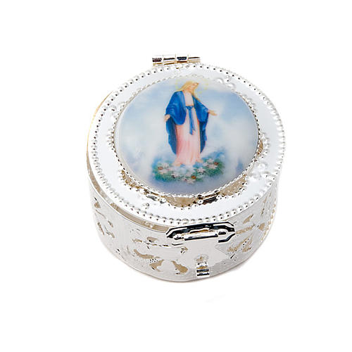 Filigree porcelain round box 2