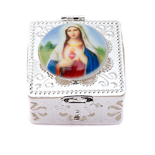 Filigree porcelain square box 2