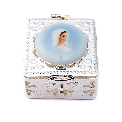 Caja cuadrata filigrana porcelana 3