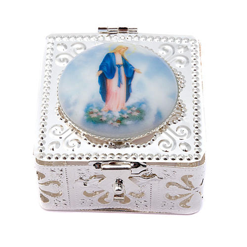 Caja cuadrata filigrana porcelana 4