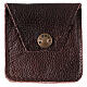 Leather rosary case, brown s1