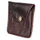 Leather rosary case, brown s2