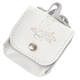First Communion hand-bag leather rosary case