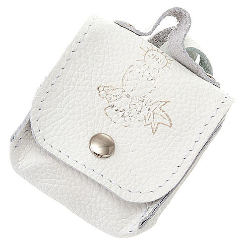 First Communion hand-bag leather rosary case 1