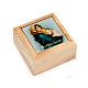 Rosary case in olive wood, Madonna of Ferruzzi s1
