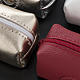 Leather rosary case bag in different colours. s5