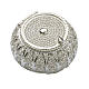 Rosary case, round in 800 silver filigree s1