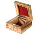 Rosary box in olive wood Holy Land Madonna Child s2