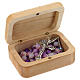 Rosary box with official Jubilee 2025 logo in wood s3