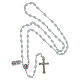 Jubilee 2025 rosary holder with logo and beads, resin 6 cm s7