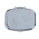 Caja para rosario logotipo Jubileo fondo dorado 4x5 cm rosario Metal s7