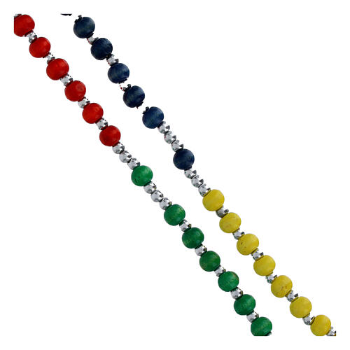 Wooden Missionary rosary with Jubilee box 5