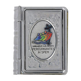 Portarosario a libro Giubileo 5x4 cm
