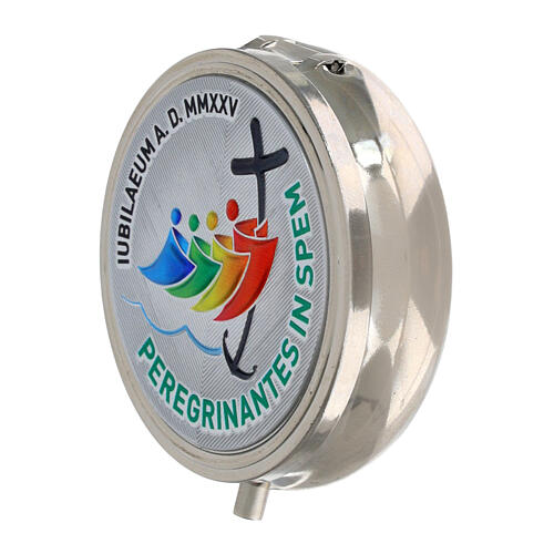 Jubiläums-Rosenkranzetui Metall 6 cm Rosenkranz 4