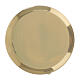 Porta terço Jubileu metal dourado 6 cm com terço s8