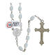 Jubilee Rosary Case in Golden Metal with 6 cm Rosary s5