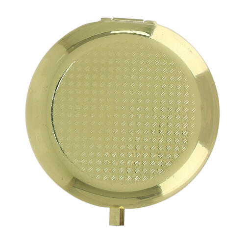Portarosario metallo dorato Giubileo 5 cm rosario 8