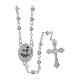 Jubilee metal rosary holder with 5 cm rosary s3