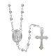 Jubilee metal rosary holder with 5 cm rosary s5
