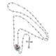 Jubilee metal rosary holder with 5 cm rosary s7