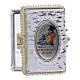 Jubilee 2025 book-shaped rosary case with rosary, 2x1.5 in s6
