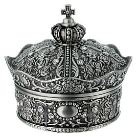 Rosenkranzetui in Form einer Krone 6x6 cm