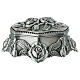 Rosary case with embossed roses, 4x3x1.5 in s1