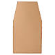 Estojo para terço com fecho de bolso bege 9x8 cm s4
