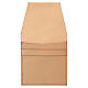 Beige leather rosary case with pocket closure, 9x8 cm s3
