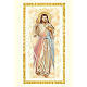Divine Mercy card with parchment s1