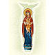 Christmas wishes card with scroll Our Lady Queen of the Missions s1