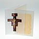 Carte voeux Crucifix Saint Damien parchemin s2
