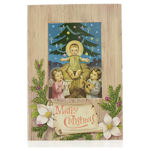 Christmas Card with Baby Jesus 1