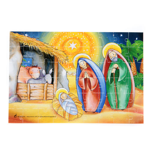 Bigliettino auguri e puzzle Buon Natale 2