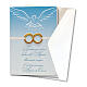 Greeting card in pearl paper Wedding Rings s2